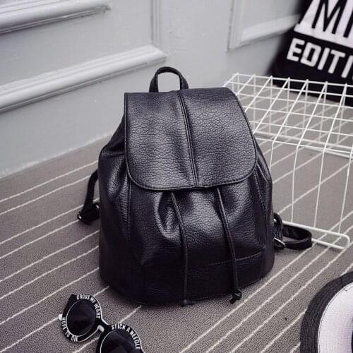 Hot 2019 Casual Women Backpack High Quality Leather Backpacks for Teenage Girls Female School Shoulder Bag Bagpack mochila YY-51