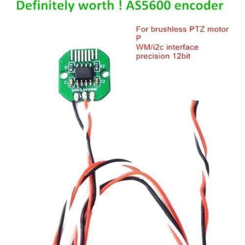 1Pcs AS5600 Absolute Value Encoder PWM/I2C Port Precision 12 Bit Brushless Gimbal Motor Encoder