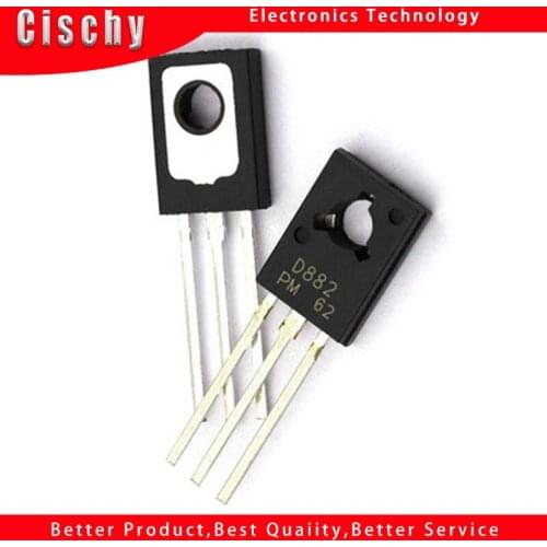 10pcs 2SD882P D882P D882 TO-126 amplifier for 3A 40V PNP new original
