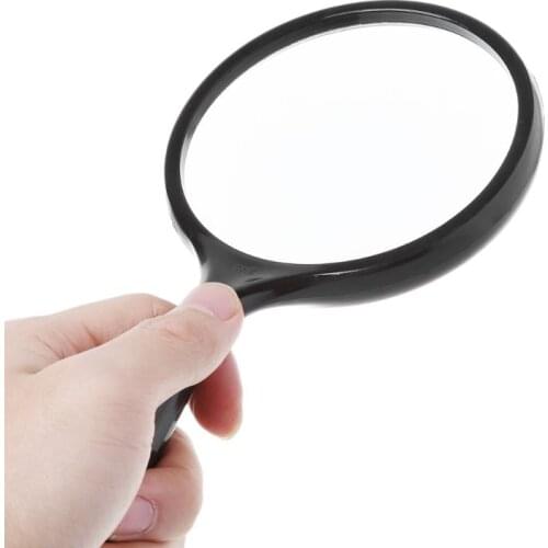 100mm Handheld Magnifier 5X Reading Map Newspaper Magnifying Glass Jewelry Loupe