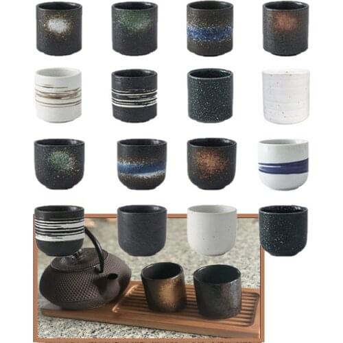 200ml Coffee cups Ceramics mugs Beer Tea Mug Whiskey Glass Drinkware cup Ceramic Latte Specialized coffee for Home party Gifts