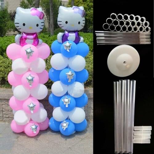 55pcs Water Ballon Base Stand Balloon Column Brithday Wedding Party Balloon Arch Folder