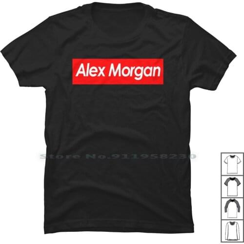 Alex Morgan T Shirt 100% Cotton World Womens Soccer United States Football States Sports Soccer Morgan Organ Team Ball