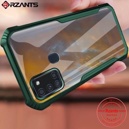 Rzants For Samsung Galaxy A21S A02S A12 A52 A72 A51 A71 A11 A41 A42 A31 A30 A50 Case Hard Clear Cover funda Casing