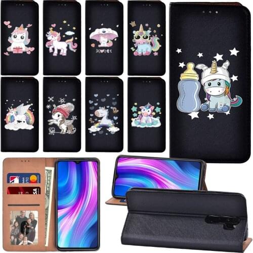 Anti-fall Flip Case for Redmi Note 8T/8 Pro/9/9S/9 PRO/9 PRO MAX/10X (4G) Unicon Pattern Luxury Phone Cover Case