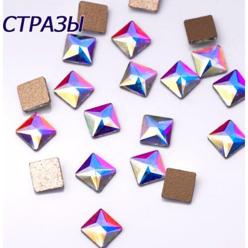 Color Crystal and AB Crystal Nail Diamond Stone Strass AB Glass Rhinestones For 3D Nails Art Decorations