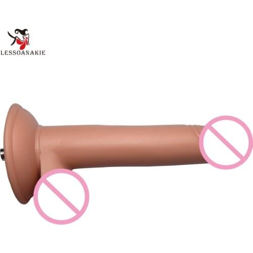 D35 - 7.5'' All surface Smooth and Soft Dildo,Sex Machine Accessory,No Vein Detail,Just Plain Design,Sex Toy