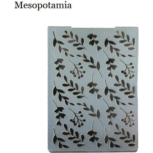 DIY Scrapbooking Leaves Dandelion Bump Embossing File Templates Card Plastic Template Garden Crafts Sewing Embossing Folders