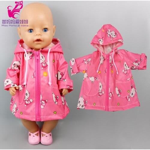New born baby doll long coat 17 inch bebe doll clothes jacket children gift
