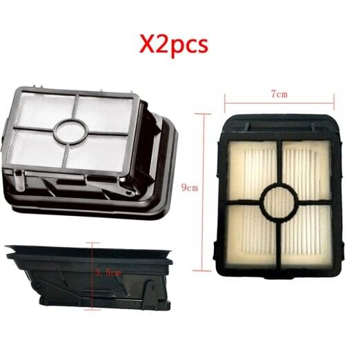 2pcs Filter HEPA Filters for Bissell 1866 Cross Wave Vacuum Cleaner 1785 17858 17859 17852 1608684 Replacement Hepa Filter Parts