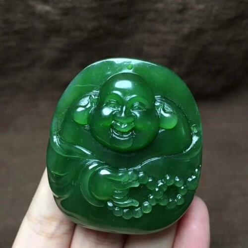 H41#Hetian jade jade pendant, jade quality and moist