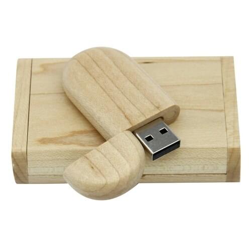 Hotsale Wooden 8GB 16GB 32GB USB Flash Drive 64GB 128GB 512GB Pen Drives Maple Wood+Box Pendrive Pendriver Usb 3.0 Stick Gift