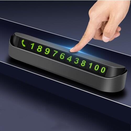 Car Parking Phone Number Card sticker Auto Accessories For Subaru Forester XV mitsubishi asx outlander honda civic mazda 2