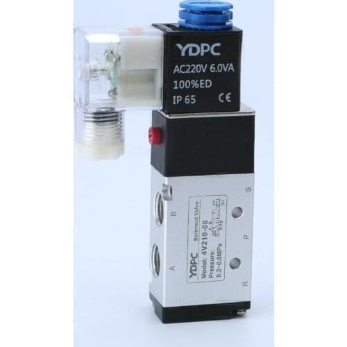 Pneumatic Solenoid Valve 4V310-10(AC220V) cylinder control valve 2 Position 5 Way Air Valve