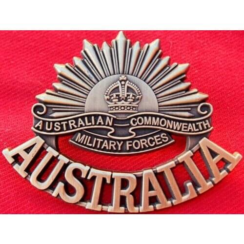 Custom coins Badge Wholesale WW1 & WW2 COMMEMORATIVE UNIFORM BADGE MEDALS low price australia antique gold medals custom