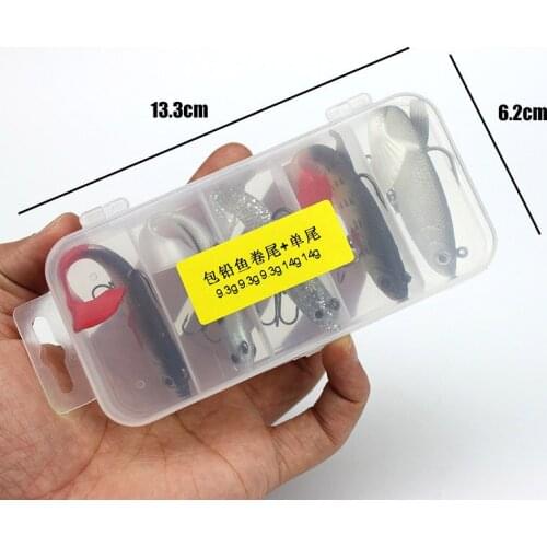 Fishing Plug Lures Set Bait Hard Fishing Gear with Treble Hooks for Saltwater Freshwater WHShopping
