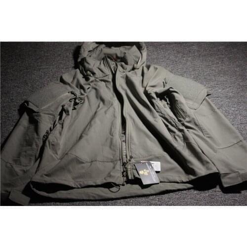 Tactical Nylon Soft Shell Zipper Coat PCU L5 Outdoor Assault Suit Hunting Jacket Wind Coat Hiking Climbing Jacket