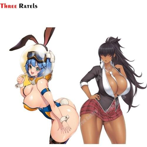 Three Ratels B152 Sexy Anime Role Of Triaina Last Origin For Bmw E90 Car Styling Vinyl Stickers Luggage Skateboard Decor Decals