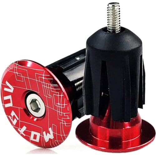 2pcs Aluminum Alloy Bicycle Handlebar Bar End Caps Plugs Stoppers Lightweight Bicycle Parts For MTB Folding Bike Accessories