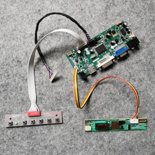 20 Pin LVDS For LP133X3/LP133X4/LP133X5 screen 1CCFL LCD display drive controller board M.NT68676 1024*768 DIY kit VGA DVI
