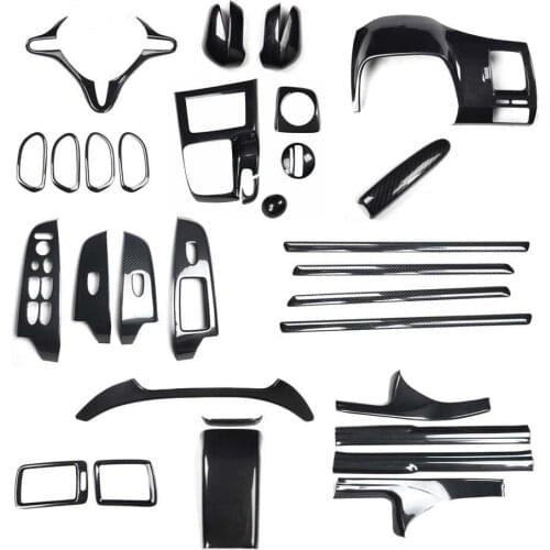 31x ABS Car Trim Styling For Honda Civic 8th 2004-2009 Right Hand Drive Dashboard Gear Shift Armrest Door Sill Molding Accessory
