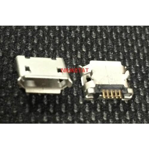 50pcs micro USB mini connector 5pin DIP 2leg Long needle 5P DIP2 Data port Charging port mini usb connector for Mobile end plug