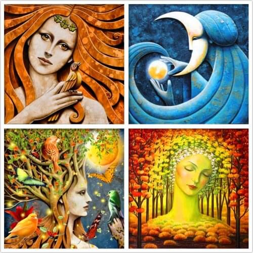 5D new full diamond cartoon art work diamond painting embroidery decoration home decoration