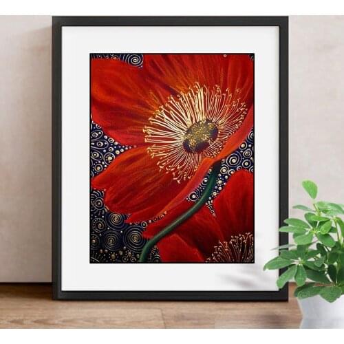 Diamond Painting Cross Stitch Flower Full Round Diamond Mosaic Rhinestones 5D DIY Diamond Embroidery Home Decorative