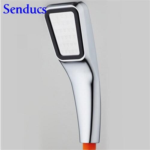 Free shipping 300 hole Pressurized Water Saving Shower Head ABS of Chrome Plated Bathroom Hand Shower Water Booster Shower head