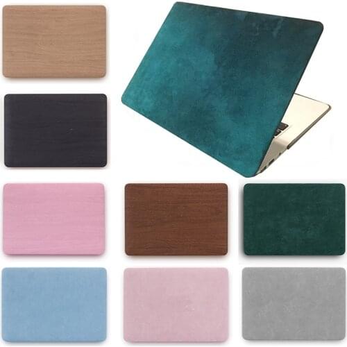 Wood Grain Laptop Case For MacBook Pro 13 Case 2020 M1 A2338 Touch ID Coque For Macbook Air 13 A2337 Funda Pro 16 Case 11 12 15