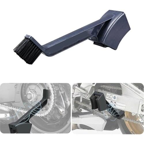 Black Motorcycle Chain Brush Quick Chains Washer ABS Sprocket Inside Cleaning Tool Concave Chain Brush Motor Bike