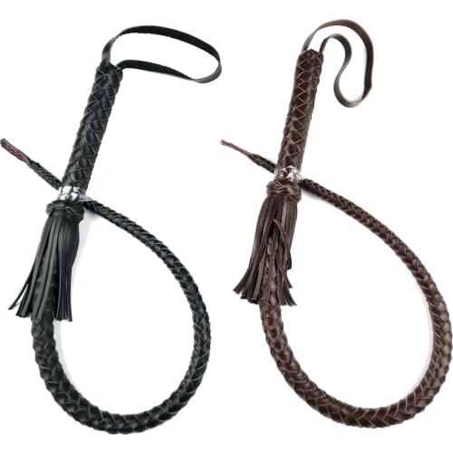 Pure Leather Whip Wet-up Whip The Dog An Whip Dressage Short Whip Riding Crops