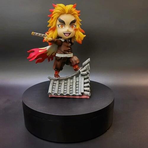 NEW Demon Slayer: Kimetsu no Yaiba SH Q Styles Rengoku Kyoujurou Action Figure Toys PVC Collection Anime Figures Gifts