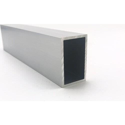 40mm*25mm*2mm square tube aluminum alloy hollow pipe rectangle straight duct vessel 100/200/300/400/500/550mm length