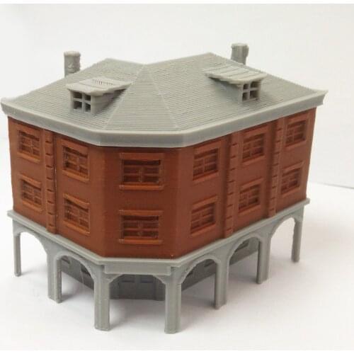 Outland Models City Classic Corner Shop / Market N Scale Train Railway Layout