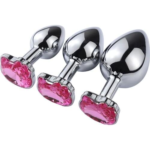 2021 New RYPJ-156 Smooth Touch Head Metal Anal Plug Sex Toys Stainless Steel Bear Tail Butt Plug Anal Beards for Adult Game