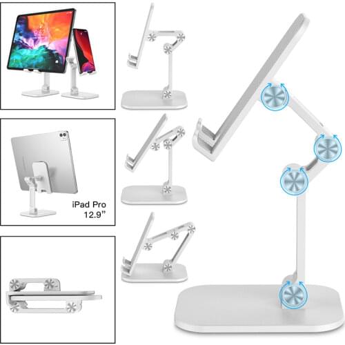 New Telescopic Folding Smart Phone Tablet Stand Universal Adjustable Foldable Mobile Phone Tablet Desktop Stand Holder Mount