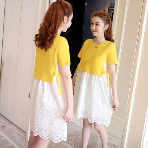 Pregnancy Dress Maternity Dresses for Women Short Sleeve Breastfeeding Pregnant Dress Plus Size Pregnancy Maternity Clothes