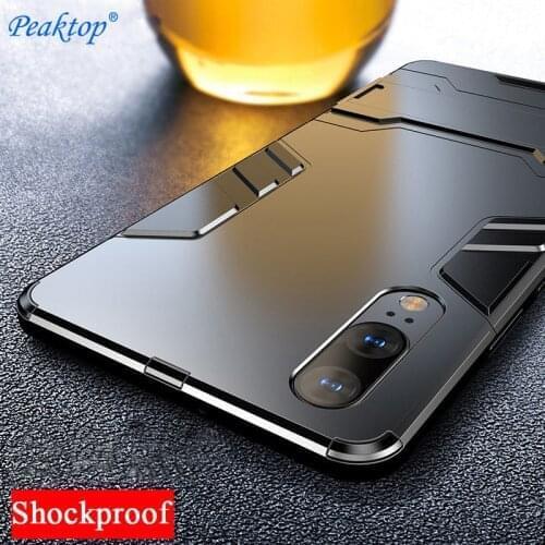 Luxury Armor Full Protect phone case For Huawei Honor Note 10 nova 3i 3 P20 lite Mate 10 Pro P10 P Smart Plus Case Stand case