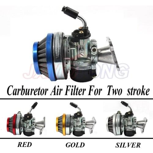 2 Stroke Performance Carburetor Air Filter Assembly for 49cc 50cc 60 66 80cc Carb fit Motorized Bike Bicycle MINI Bike ATV