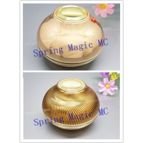 High quality 30g Gold Acrylic cream Jar,bowl-shaped cosmetic container cream Bottles,Empty plastic Eye Cream jar,cosmetic bottle