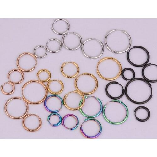 1PC New Helix Piercing Gold Color Septum Rings Open Small Septum Piercing Nose Earrings Women Men Ear Nose Piercing Jewelry