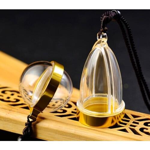 1PC Pet Urn Acrylic Pendant Ash Pendant Necklace keepsake Cremation Jewelry Pendant Urns For Men