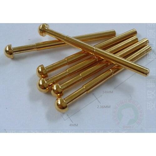 4MM Round Head Test Probe Huarong Probe PA156-D Ball Head Spring Needle