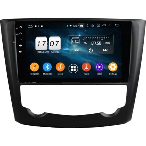 KLYDE 9" Android 9.0 Car Radio For Renault Kadjar 2016 Car Multimedia Player 8 Core Car Audio 1024*600 Car Stereo Canbus