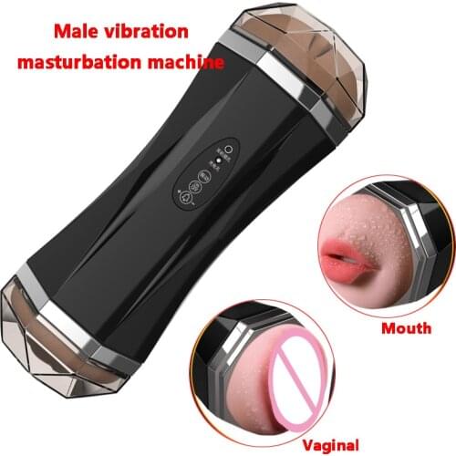Hot Selling Automatic Electric Masturbation Cup Vibrating Male Masturbator Pocket Pussy Sucking Erotic Machine Sex Toys For Men