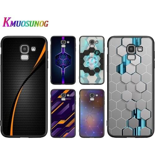 Car Carbon Fibre line For Samsung Galaxy J8 J7 J6 J5 J4 J3 J530 j730 Duo Core EU Prime Star 2018 2017 2016 Phone Case