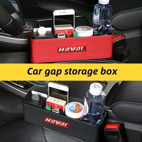 Auto Seat Gap Organizer Storage Bag for Haval Jolion H2S H5 F7X M4 H6 2021 H2 H8 H7 H3 F7 H9 M2 Car Organizer Phone Drink Holder