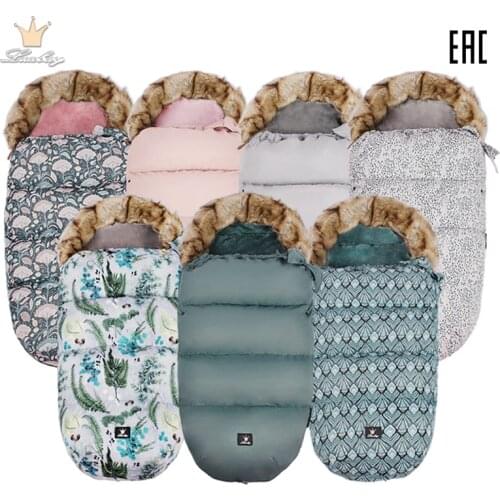 Baby sleeping bag stroller winter windproof thick sleeping bags for babies Baby stroller envelopes for newborns cocoon fo