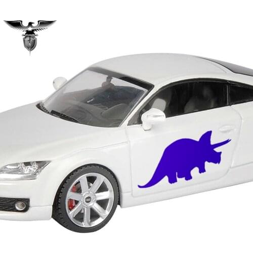 EmpireYing 3 Sizes 8 Colors Jurassic Cretaceous Dinosaur Ferocious Triceraps Car Sticker Laptop Decor Waterproof Vinyl Decals